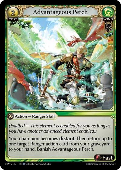 Advantageous Perch - 133 - Rare - Phantom Monarchs
