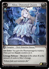 Alice, Distorted Queen - 002 - Super Rare - Phantom Monarchs