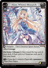 Alice, Whim's Monarch - 003 - Super Rare - Phantom Monarchs