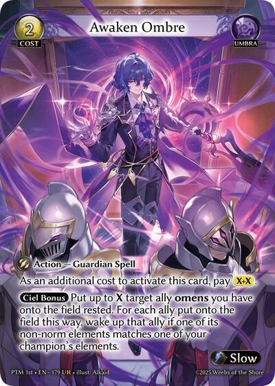 Awaken Ombre - 179 - Ultra Rare - Phantom Monarchs