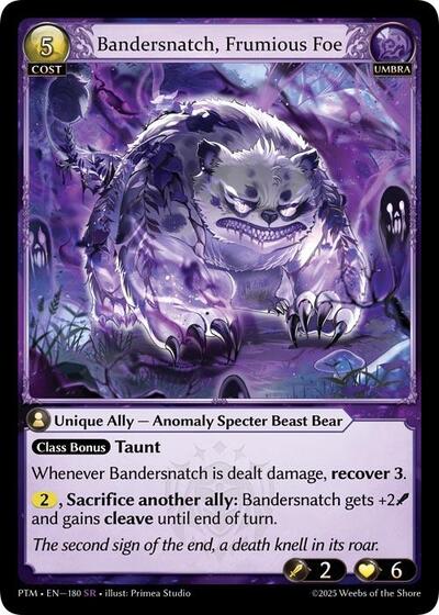 Bandersnatch, Frumious Foe - 180 - Super Rare - Phantom Monarchs