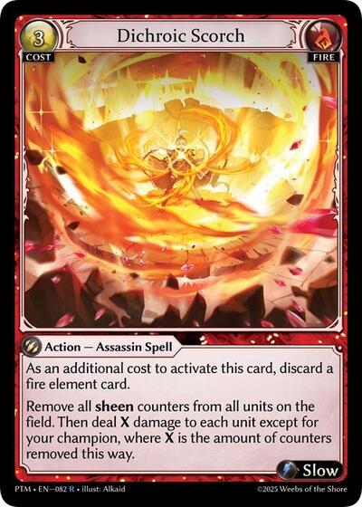 Dichroic Scorch - 082 - Rare - Phantom Monarchs