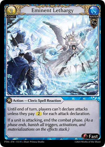 Eminent Lethargy - 113 - Rare - Phantom Monarchs