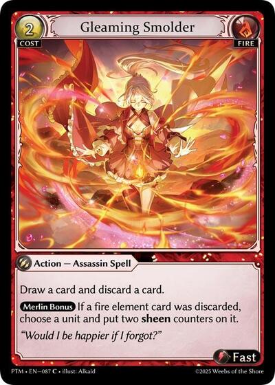 Gleaming Smolder - 087 - Common - Phantom Monarchs