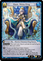 Hunt, Weiss King - 116 - Super Rare - Phantom Monarchs