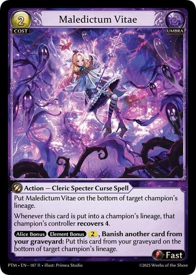 Maledictum Vitae - 187 - Rare - Phantom Monarchs