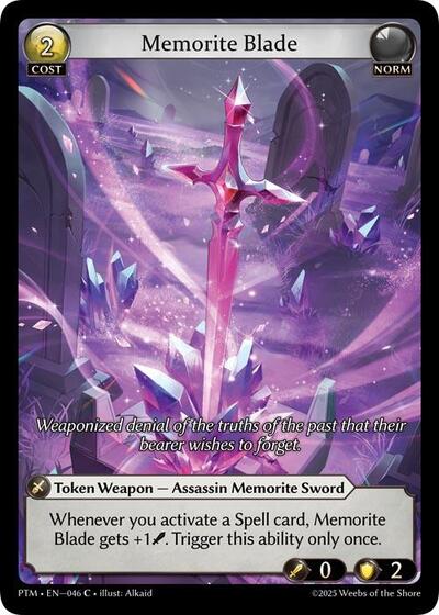 Memorite Blade - 046 - Common - Phantom Monarchs