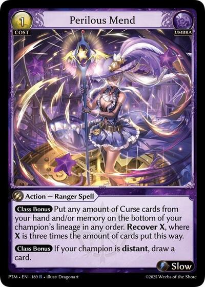 Perilous Mend - 189 - Rare - Phantom Monarchs