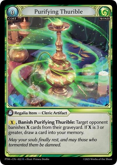 Purifying Thurible - 022 - Rare - Phantom Monarchs