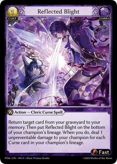Reflected Blight - 190 - Rare - Phantom Monarchs