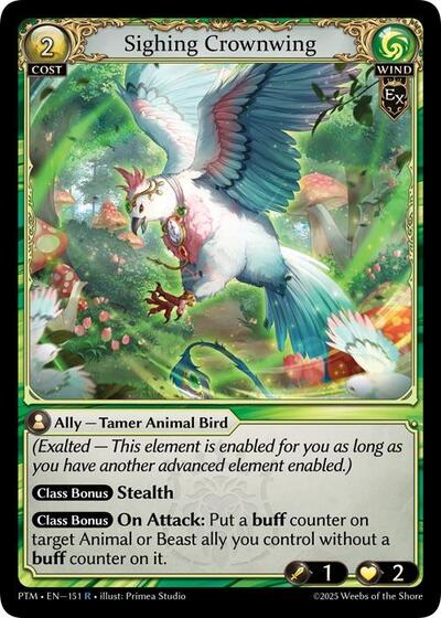Sighing Crownwing - 151 - Rare - Phantom Monarchs