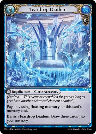 Teardrop Diadem - 019 - Rare - Phantom Monarchs