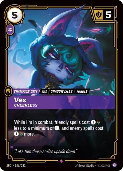 Vex, Cheerless - 146/221 - Rare - Spiritforged