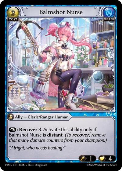 Balmshot Nurse (Curio Foil) - 103 - Common - Phantom Monarchs