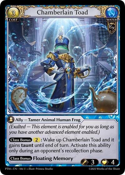 Chamberlain Toad (Curio Foil) - 106 - Uncommon - Phantom Monarchs