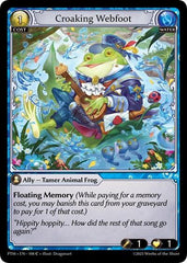 Croaking Webfoot (Curio Foil) - 108 - Common - Phantom Monarchs