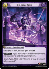 Embrace Noir (Curio Foil) - 182 - Uncommon - Phantom Monarchs