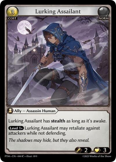 Lurking Assailant (Curio Foil) - 044 - Common - Phantom Monarchs