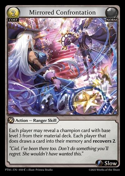 Mirrored Confrontation (Curio Foil) - 050 - Common - Phantom Monarchs