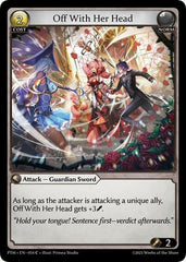 Off With Her Head (Curio Foil) - 054 - Common - Phantom Monarchs