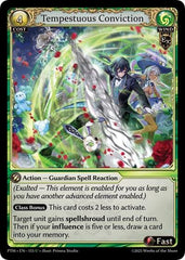 Tempestuous Conviction (Curio Foil) - 155 - Uncommon - Phantom Monarchs