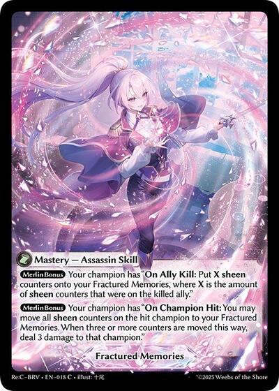 Fractured Memories - 018 - Common - Merlin Re: Collection, Brilliant Vestige