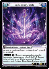 Luminous Quartz - 012 - Super Rare - Merlin Re: Collection, Brilliant Vestige