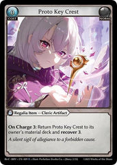 Proto Key Crest - 009 - Rare - Merlin Re: Collection, Brilliant Vestige