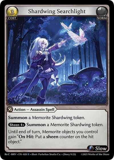 Shardwing Searchlight - 028 - Rare - Merlin Re: Collection, Brilliant Vestige