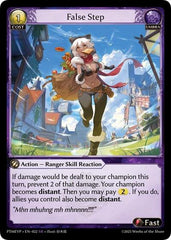 False Step - 022 - Super Rare - Phantom Monarchs Event Pack