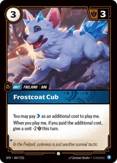 Frostcoat Cub - 067/221 - Common - Spiritforged