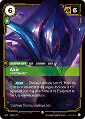 Azir, Ascendant - 050a/221 - Showcase (Alternate Art) - Spiritforged