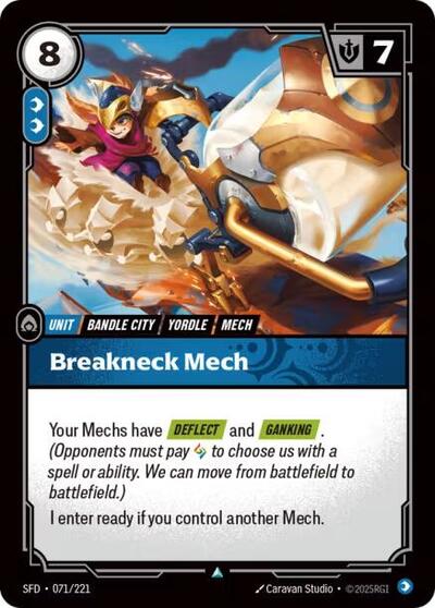 Breakneck Mech - 071/221 - Uncommon - Spiritforged