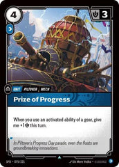Prize of Progress - 075/221 - Uncommon - Spiritforged