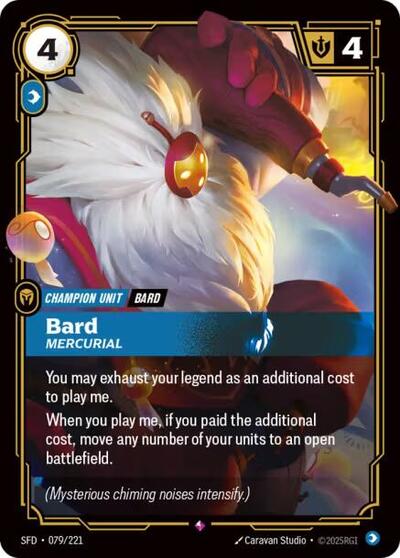Bard, Mercurial - 079/221 - Rare - Spiritforged