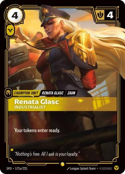 Renata Glasc, Industrialist - 171a/221 - Showcase (Alternate Art) - Spiritforged