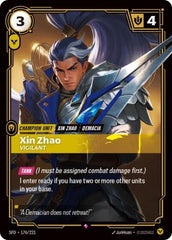 Xin Zhao, Vigilant - 176/221 - Rare - Spiritforged