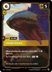 Undertitan - 175/221 - Rare - Spiritforged