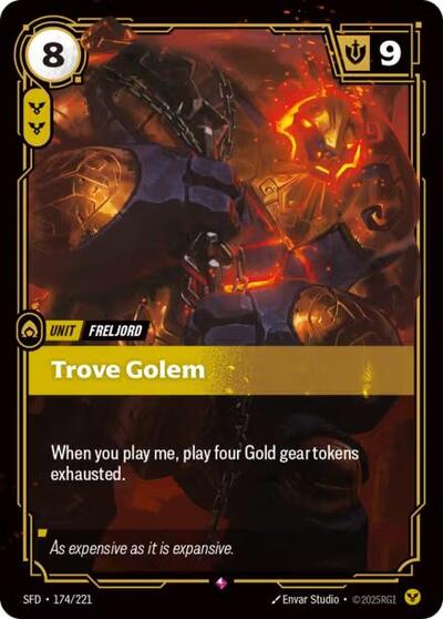 Trove Golem - 174/221 - Rare - Spiritforged