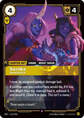 Soraka, Wanderer - 173/221 - Rare - Spiritforged