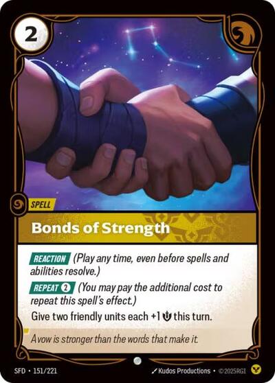 Bonds of Strength - 151/221 - Common - Spiritforged