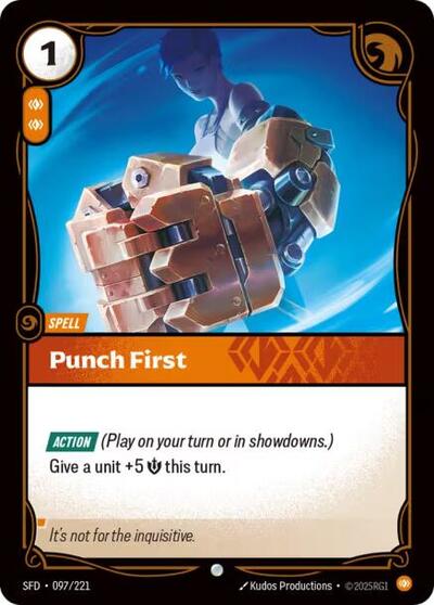 Punch First - 097/221 - Common - Spiritforged