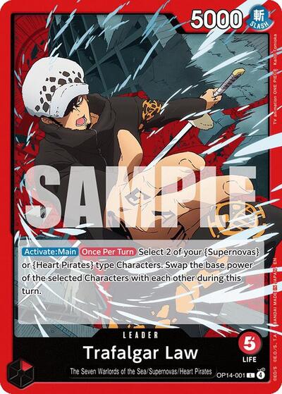 Trafalgar Law - OP14-001 - Leader - The Azure Sea's Seven