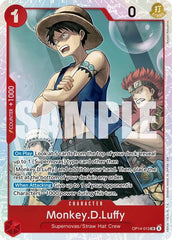 Monkey.D.Luffy - OP14-013 - Super Rare - The Azure Sea's Seven