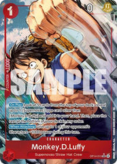 Monkey.D.Luffy - OP14-013 - Super Rare (Alternate Art) - The Azure Sea's Seven