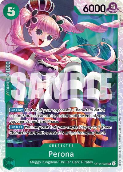 Perona - OP14-033 - Super Rare - The Azure Sea's Seven