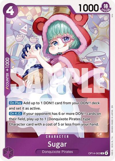 Sugar - OP14-063 - Rare - The Azure Sea's Seven