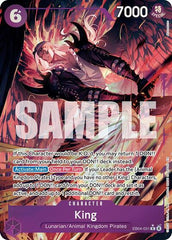 King - EB04-031 - Rare (Alternate Art) - The Azure Sea's Seven