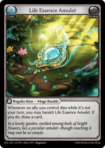 Life Essence Amulet (112) - 112 - Promo - Promotional Cards