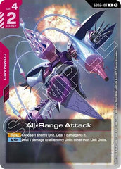 All-Range Attack (Newtype Challenge 2025 Mission 3) - GD02-107 - RARE - Gundam Promotional Cards